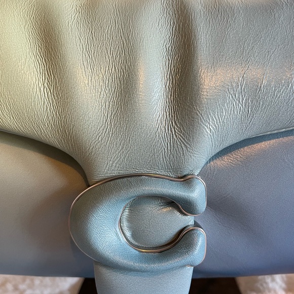 ❌Sold out❌Coach Pillow Tabby Shoulder Bag 26 Aqua Green multi Ombré Leather - Picture 2 of 15